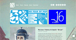 Desktop Screenshot of nofearofpop.net